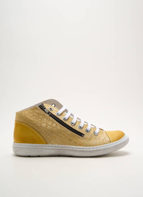 Baskets jaune CHACAL pour femme