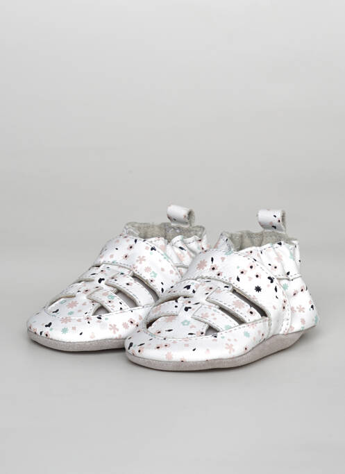 Chaussons/Pantoufles blanc ROBEEZ pour fille