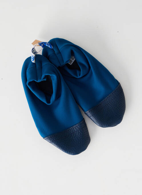 Chaussons/Pantoufles bleu LES PAS PETITS pour enfant