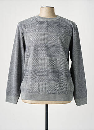 Pull gris PAUL RHODAMEL pour homme