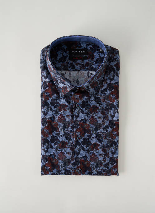 Chemise manches longues bleu JUPITER pour homme