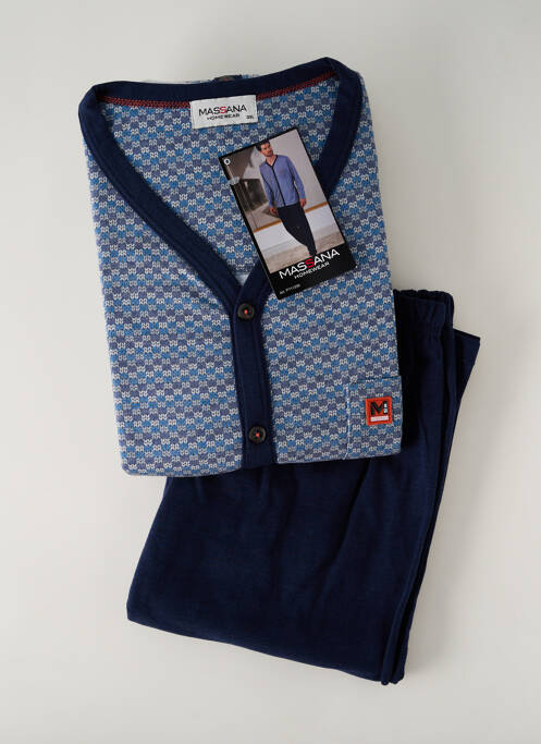 Pyjama bleu MASSANA pour homme