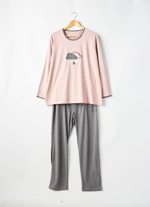 Pyjama gris LEON & LEONIE pour femme