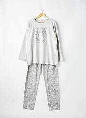 Pyjama gris MASSANA pour femme seconde vue