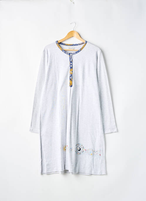 Chemise de nuit gris MASSANA pour femme