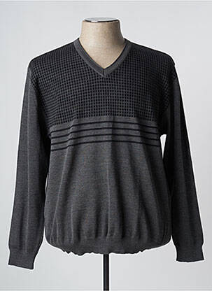 Pull gris I.ODENA pour homme