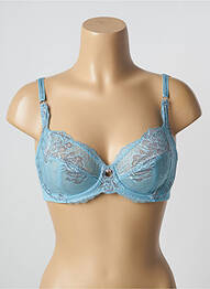 Soutien-gorge tissage tulle haut soutien-gorge emboitant bleu TRIUMPH femme