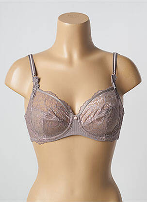 Soutien-gorge tissage tulle beige TRIUMPH femme