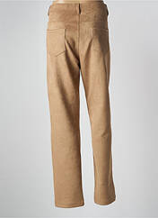 Pantalon slim marron GEVANA pour femme seconde vue