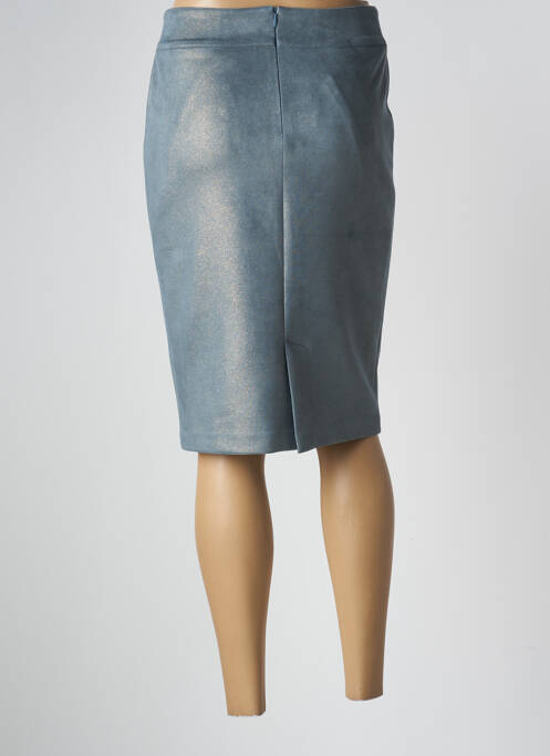 Jupe mi-longue bleu GEVANA pour femme
