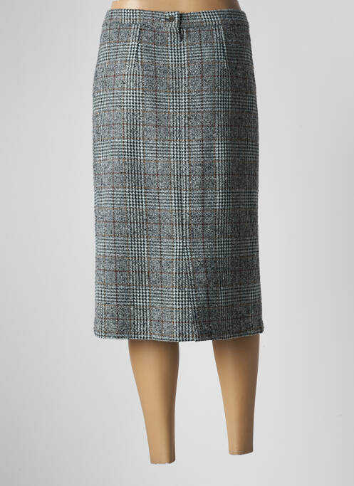 Jupe mi-longue gris GEVANA pour femme