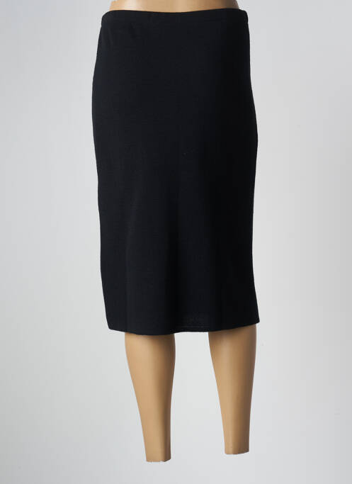 Jupe mi-longue noir ELEANE femme