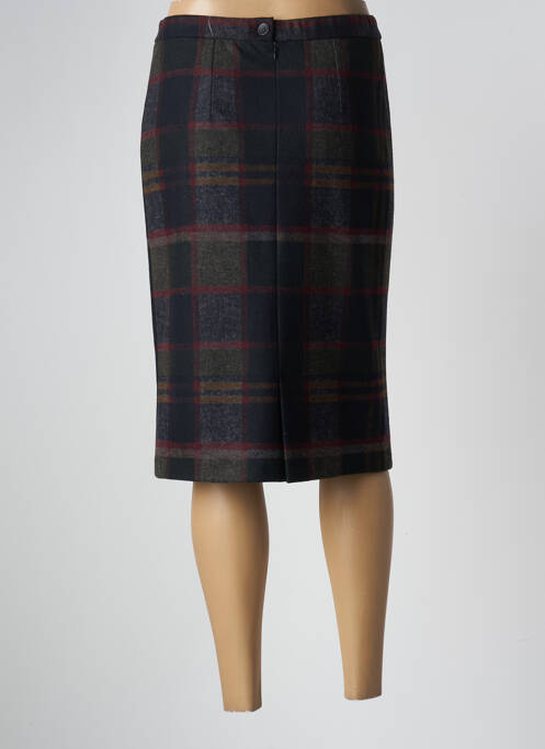 Jupe mi-longue noir GEVANA pour femme