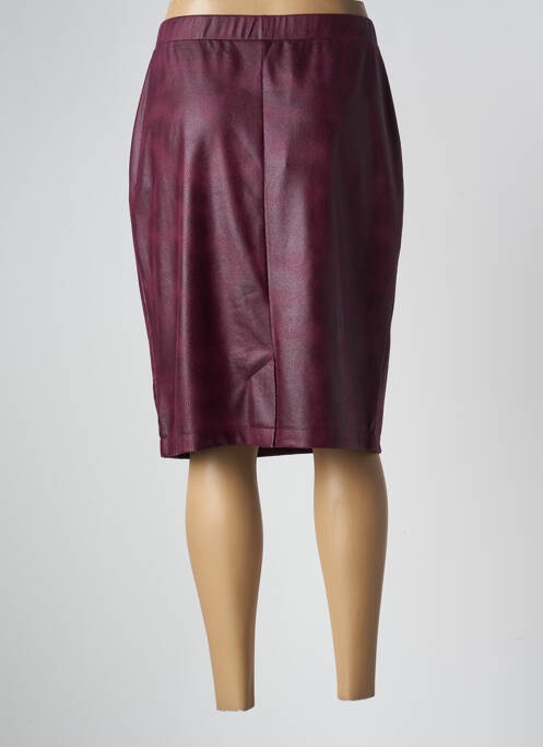 Jupe mi-longue rouge GRIFFON pour femme