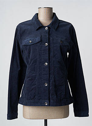 Veste casual poches bleu JENSEN femme