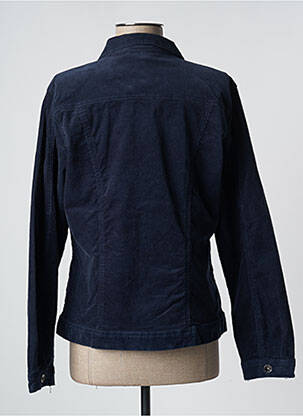 Veste casual poches bleu JENSEN femme