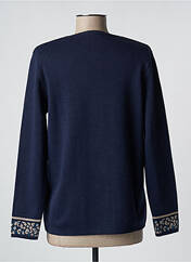 Gilet manches longues bleu ELEANE pour femme seconde vue