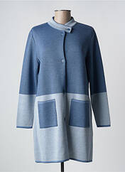 Gilet manches longues bleu ELEANE pour femme seconde vue