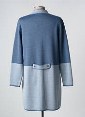 Gilet manches longues bleu ELEANE pour femme seconde vue