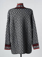 Gilet manches longues gris AGATHE & LOUISE pour femme seconde vue