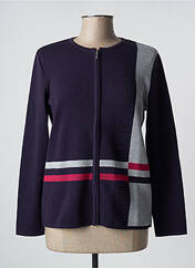 Gilet manches longues violet ELEANE pour femme seconde vue
