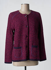 Gilet manches longues violet GRIFFON pour femme seconde vue