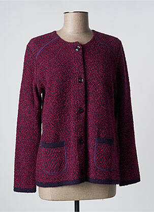 Gilet manches longues violet GRIFFON pour femme