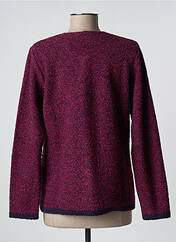 Gilet manches longues violet GRIFFON pour femme seconde vue