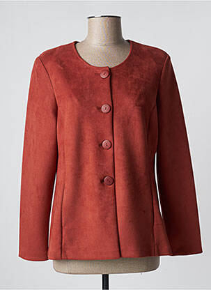 Veste casual marron GEVANA pour femme