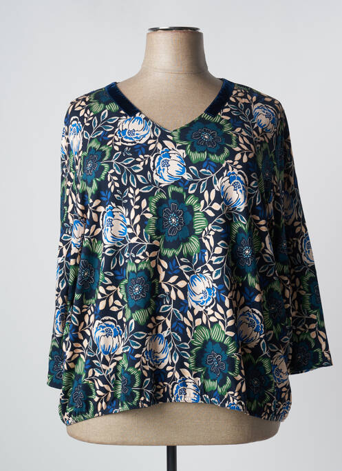 Top bleu GRIFFON pour femme