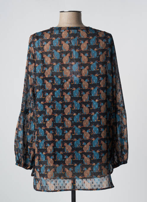 Tunique manches longues noir COMME ÇA femme