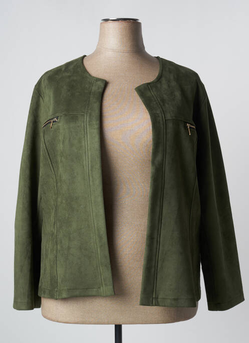 Veste casual vert VETISTYLE pour femme