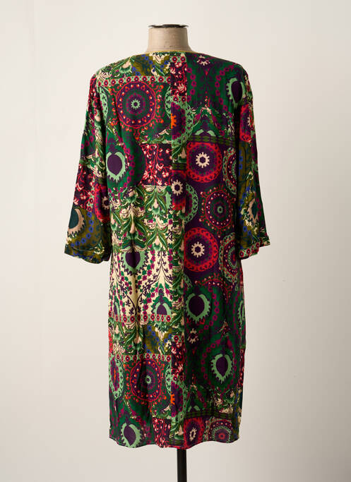 Robe mi-longue vert GRIFFON pour femme