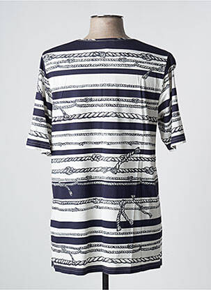 T-shirt col v manches courtes bleu KJBRAND femme