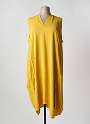 Robe mi-longue jaune FRANCK ANNA pour femme seconde vue