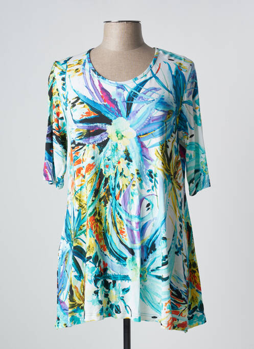 Tunique manches courtes bleu KJBRAND pour femme