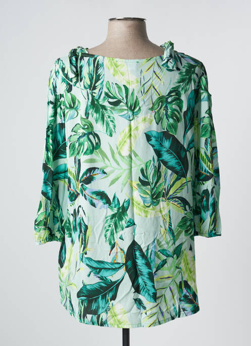 Tunique manches longues vert SEE YOU pour femme