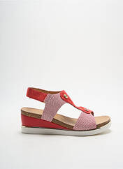 Sandales/Nu pieds rouge FUGITIVE BY FRANCESCO ROSSI pour femme seconde vue