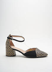 Sandales/Nu pieds noir WONDERS pour femme seconde vue