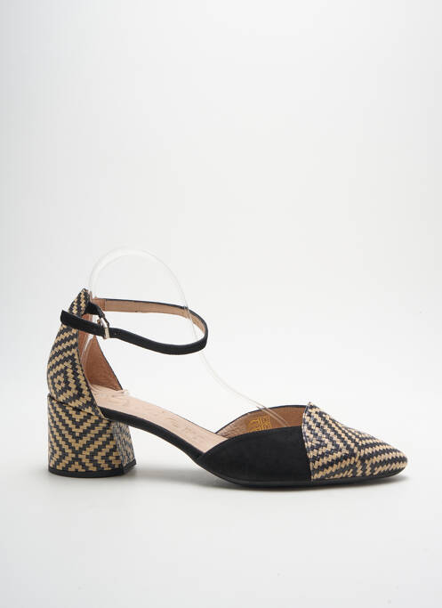 Sandales/Nu pieds noir WONDERS pour femme