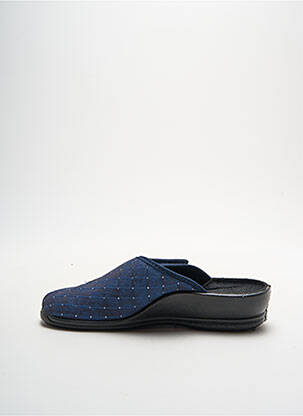 Chaussons/pantoufles voute plantaire talon de 4 à 6cm bleu FLORETT femme