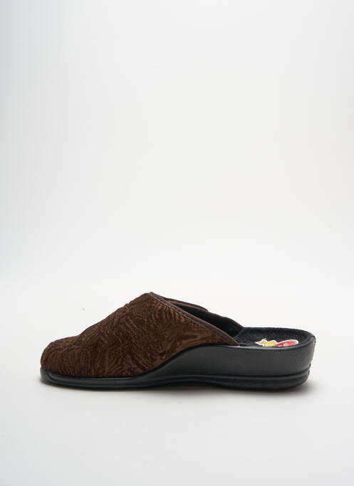 Chaussons/Pantoufles marron FLORETT pour femme