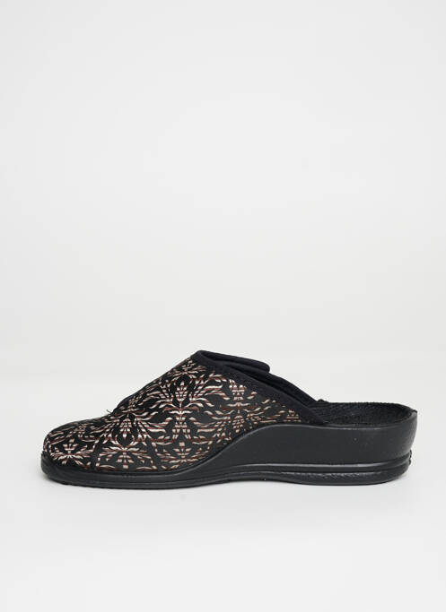 Chaussons/Pantoufles noir FLORETT pour femme