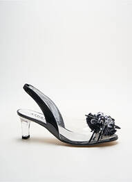 Sandales/nu pieds talon aiguille talon de 4 à 6cm noir AZUREE femme