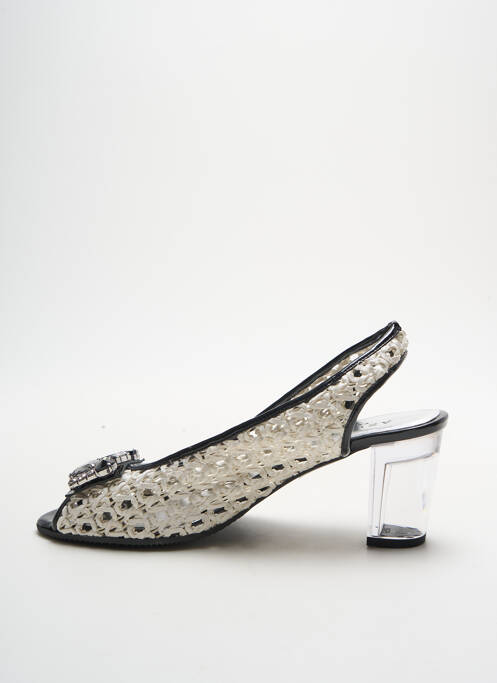 Sandales/Nu pieds blanc AZUREE pour femme