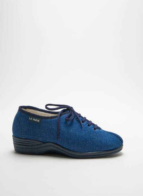 Chaussons/Pantoufles bleu LA VAGUE pour femme