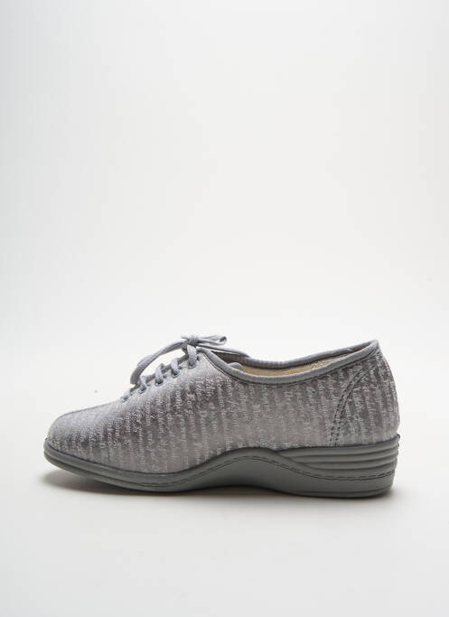 Chaussons/Pantoufles gris LA VAGUE pour femme
