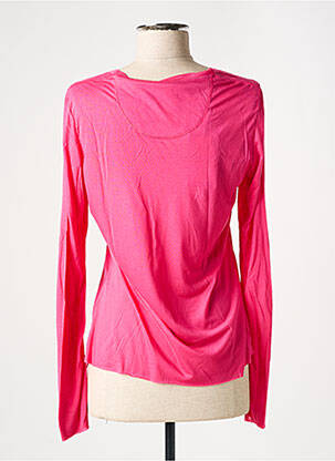 Top stretch manches longues rose PUROTATTO femme