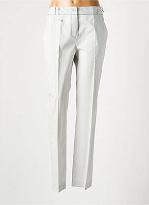 Pantalon chino tissage popeline taille normale gris C.F PARIS femme