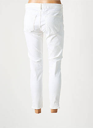 Pantalon 7/8 stretch taille normale beige ZARA femme